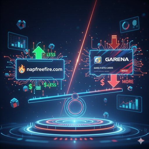 So sánh giá nạp kim cương Free Fire trên napfreefire.com với nạp bằng thẻ Garena